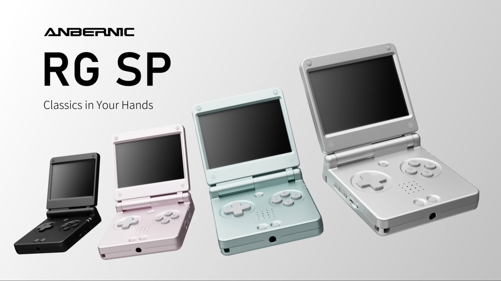 The Anbernic RG SP will be available on August 5