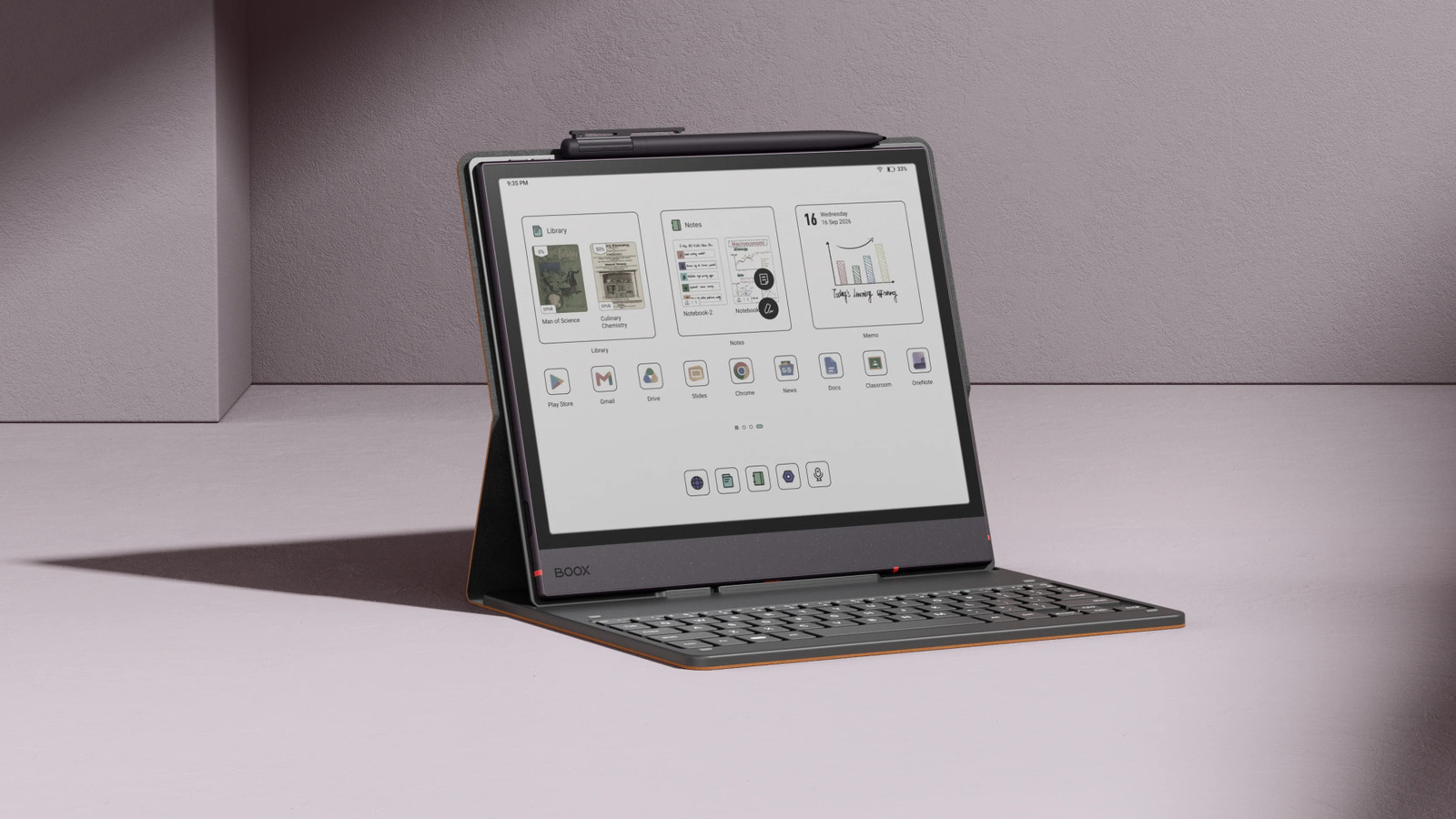 The Boox Note Air6C E Ink tablet flips pages nearly 40 percent faster