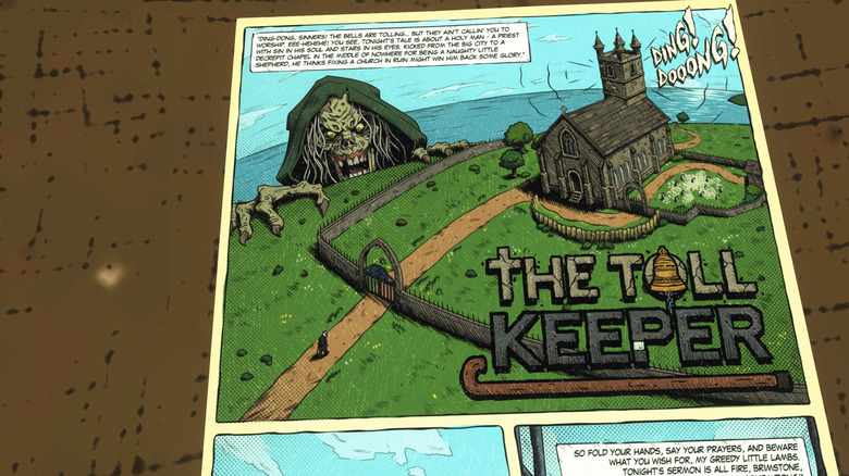 A still from the upcoming Creepshow video game