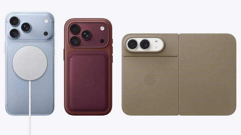 Back view of the iPhone 18 Pro Max, 18 Pro, and iPhone Duo, highlighting case and accessory options.