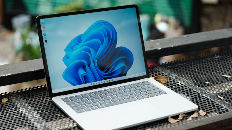 Microsoft Surface Laptop Studio on a table.