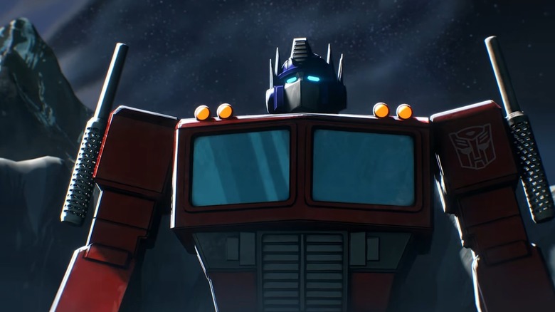 A screenshot from the new 12-minute short Optimus Prime: Awakening.