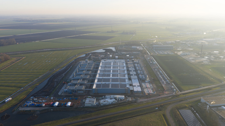 A huge data center.