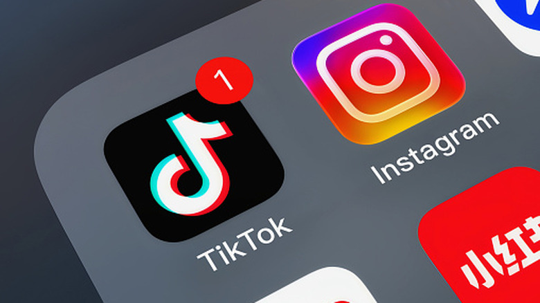 TikTok app appears on phone screen.