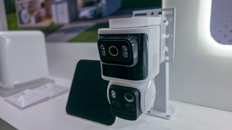 The Ugreen SynCare POE Cam OD600 Pro security camera on display at the Smarter Living event