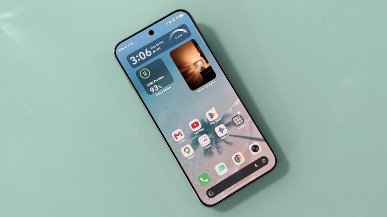 Vivo X500 Pro Max laid flat on a table.