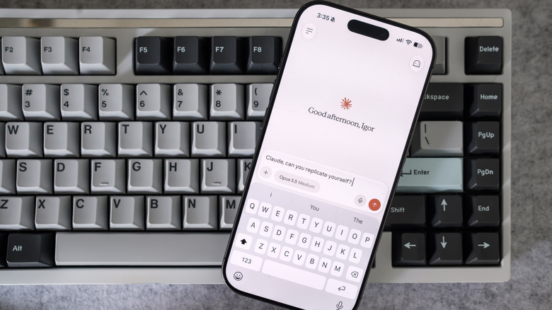 A prompt on an iPhone reads, 