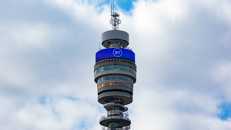 A photo of the BT Tower in London.