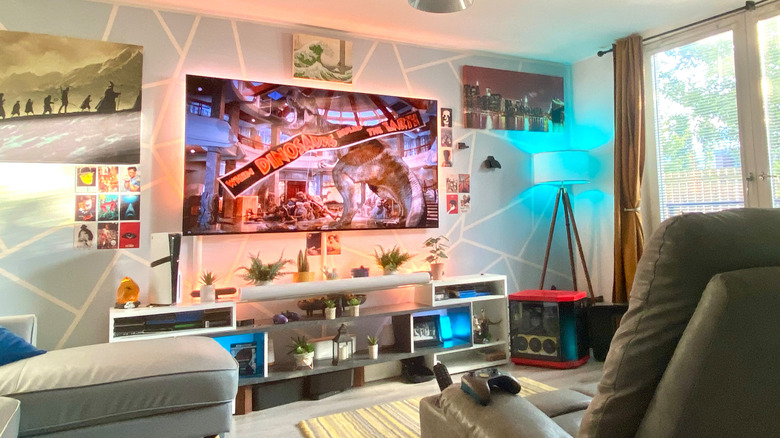 Jurassic Park on an LG G3 OLED TV