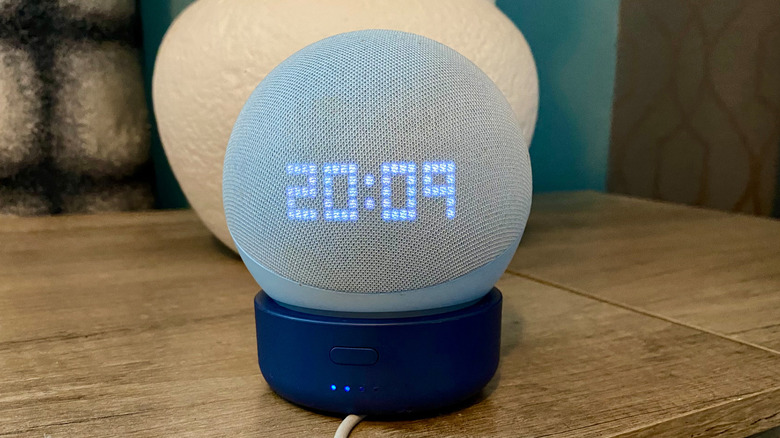 Amazon Echo Dot fifth gen on a table