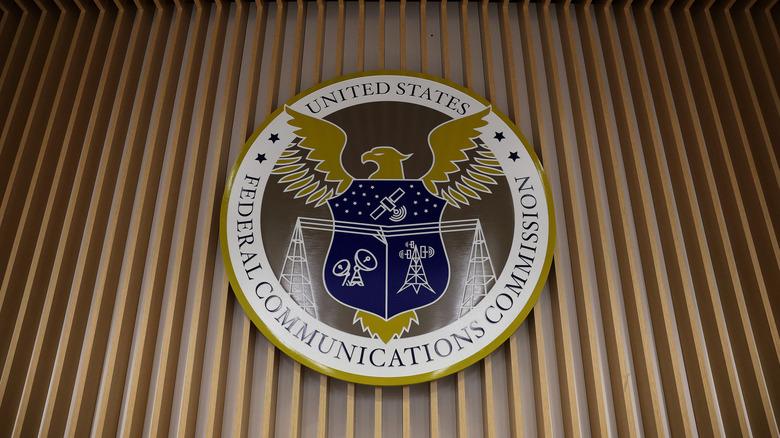 The seal of the United States FCC
