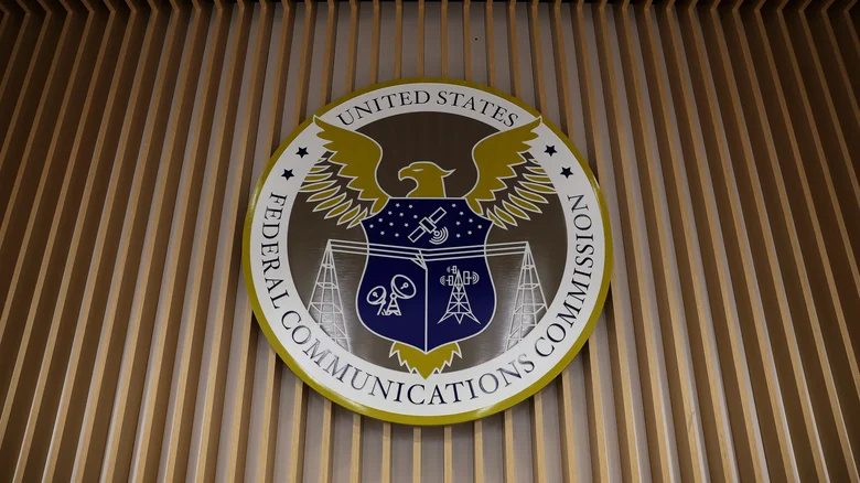 The seal of the United States FCC