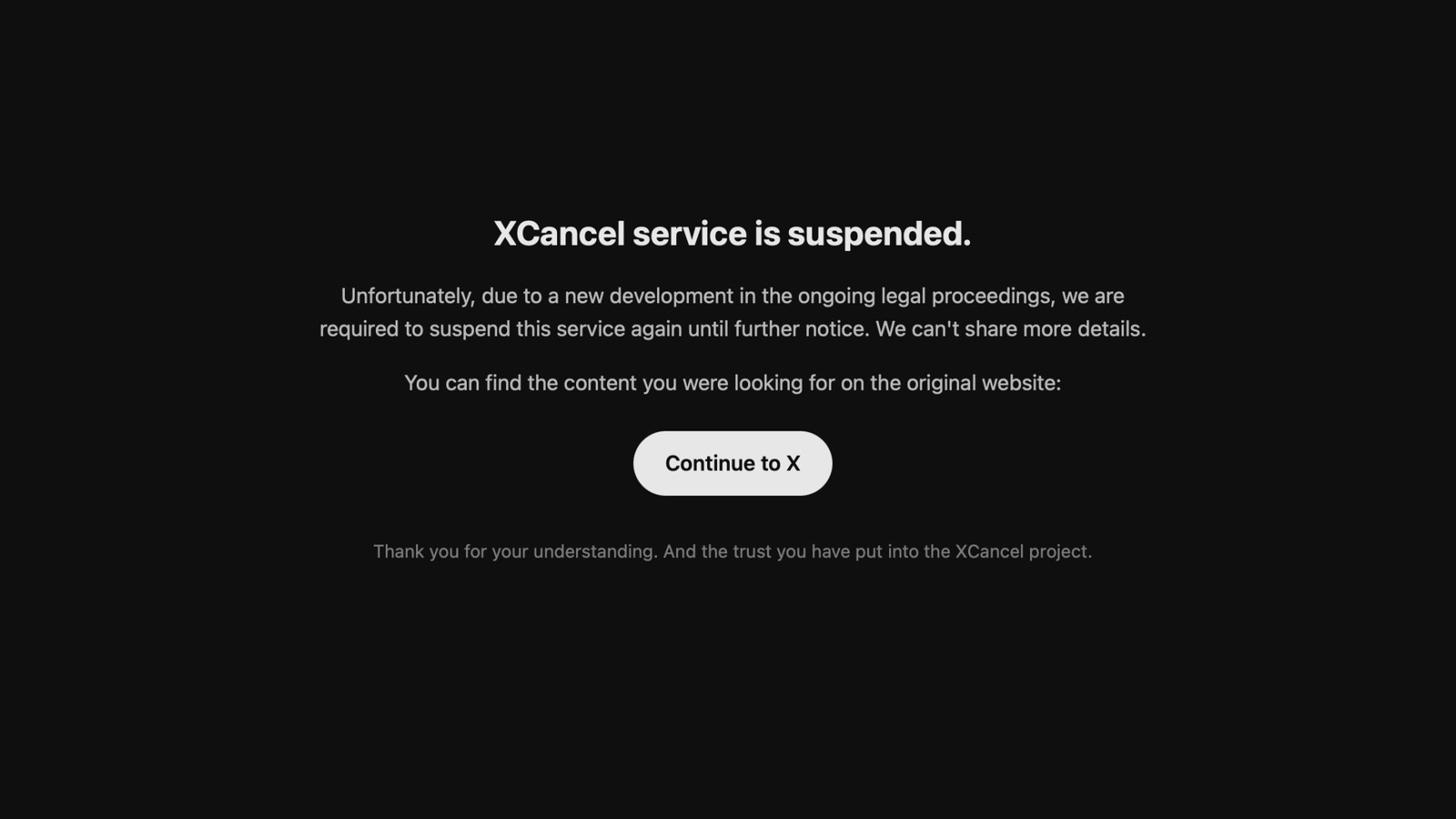 X-viewing services Nitter and XCancel shut down after threats of legal action