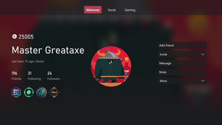 Xbox gamertag