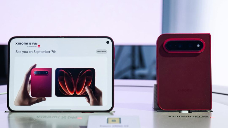Xiaomi's 18 Fold on display at IFA 2026.