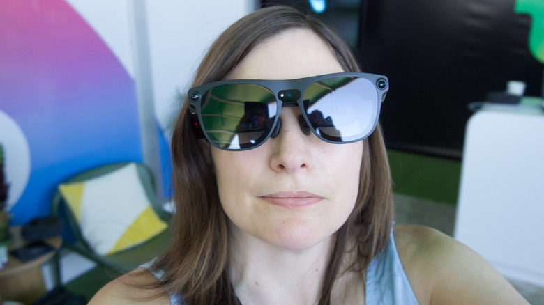 Xreal's Project Aura glasses.
