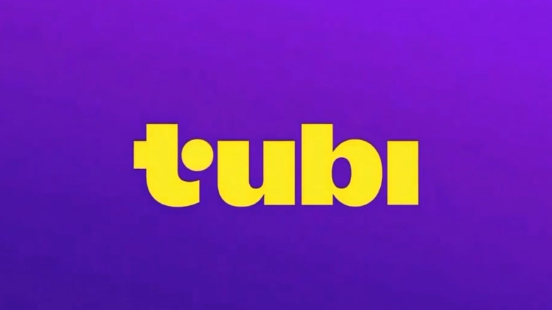 The yellow Tubi logo stands against a purple background.