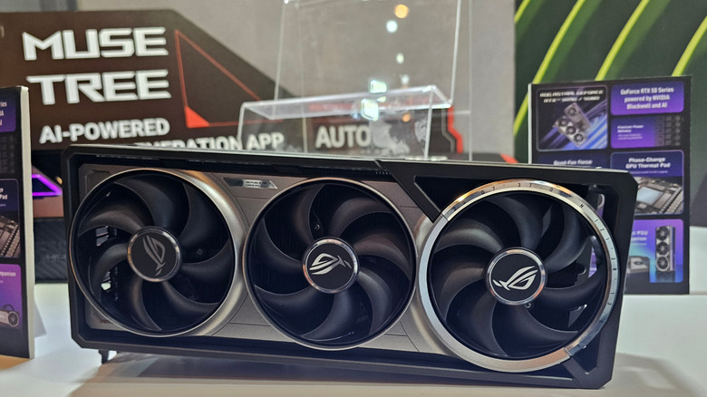 NVIDIA RTX 50 Series presentation.