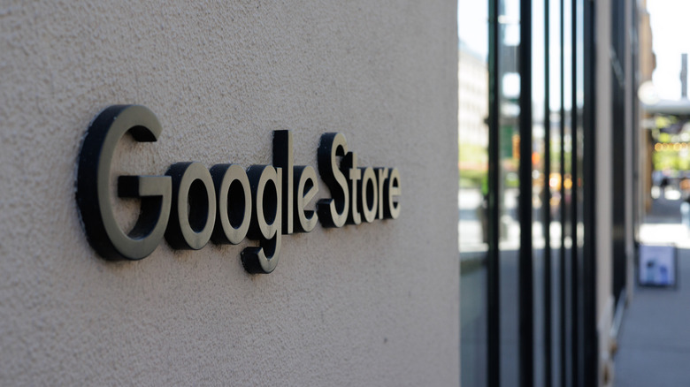 Exterior of a Google Store building.