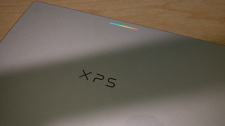The Glowbar on Dell's XPS Googlebook.