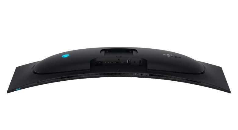 The Alienware 39 5K's ports.