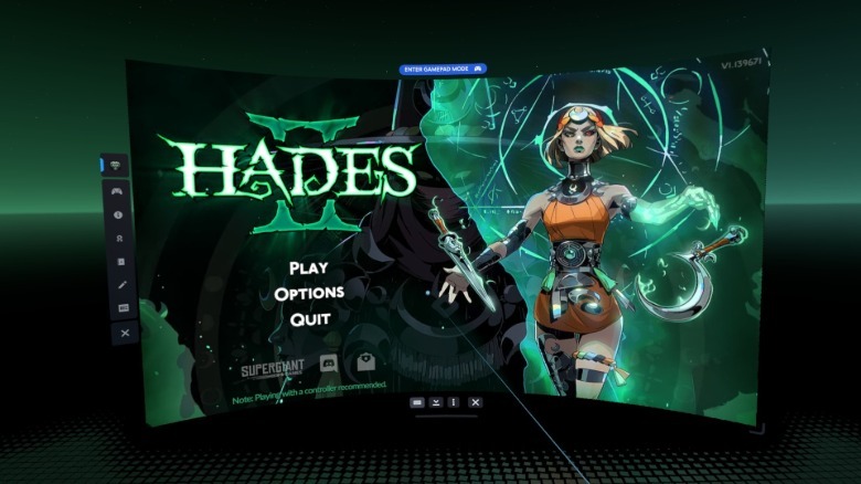 Hades II on the Steam Frame.