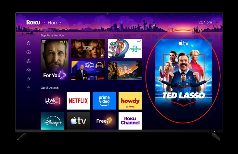 The ad placement.
