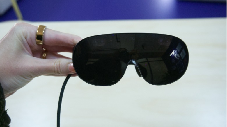 The front of the Meta VR Glasses.