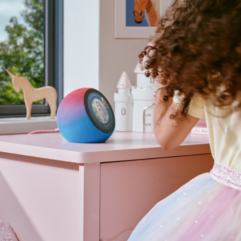A colorful alarm clock