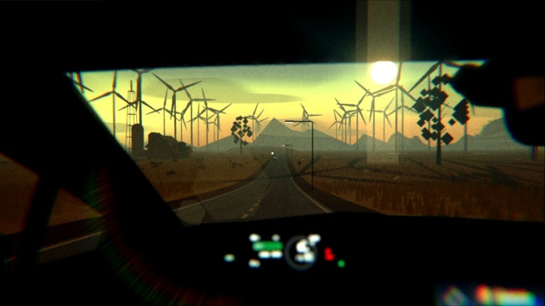 Ithaca from the drivers' seat.