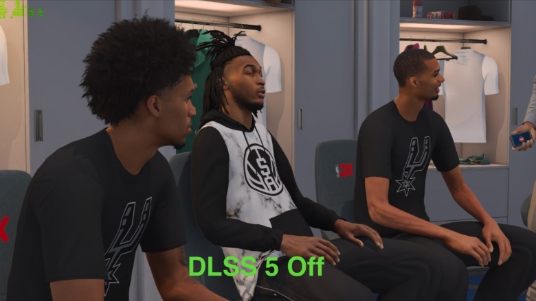 NBA 2K27 with DLSS 5 turned off.