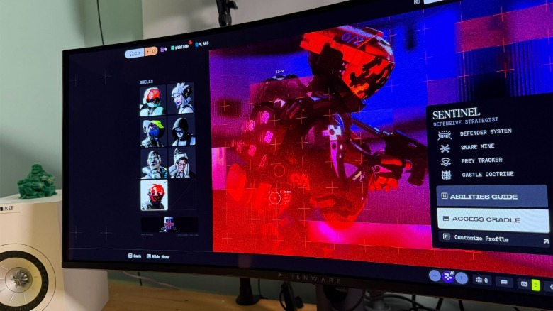 Marathon running on the Alienware 34 QD-OLED gaming monitor.