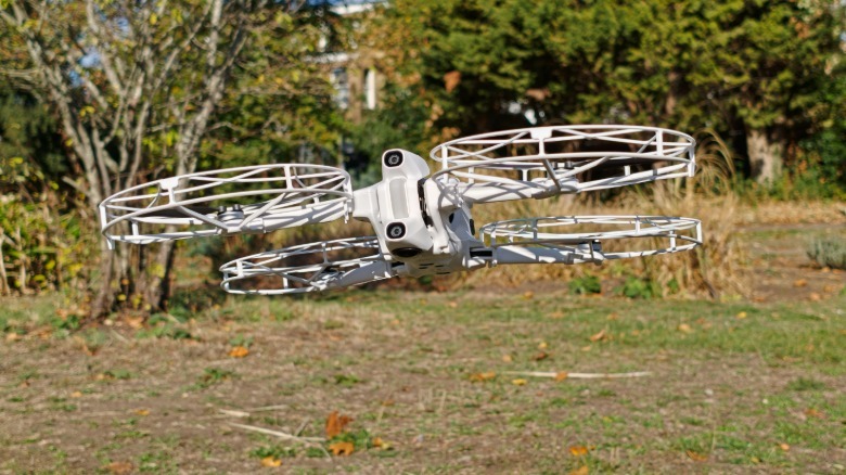 Antigravity A1 drone with propeller guards installed.