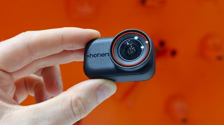 Close-up of the EyePic camera unit.