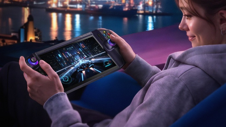 Acer Project DualPlay Mini in handheld mode