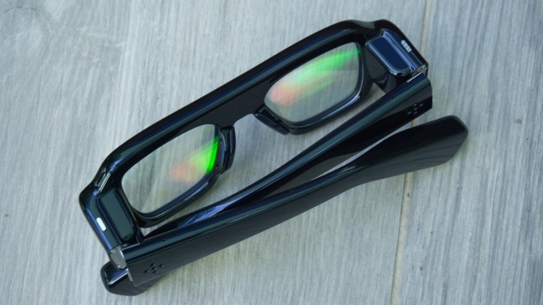 The Specs folded up viewed from the top.