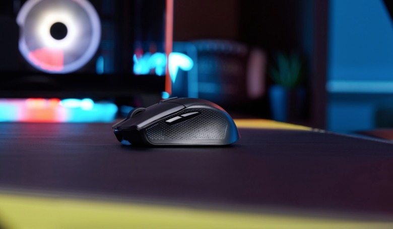 A gaming mouse.