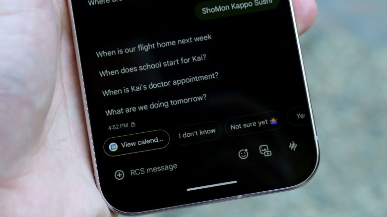 A photo of Google's Magic Cue tool finding information on a Pixel 10 Pro.