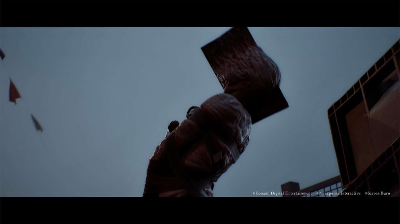 A monster with a cleaver head.