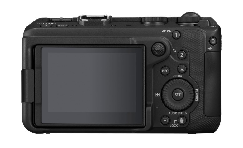 Canon EOS R6 V shown from the back