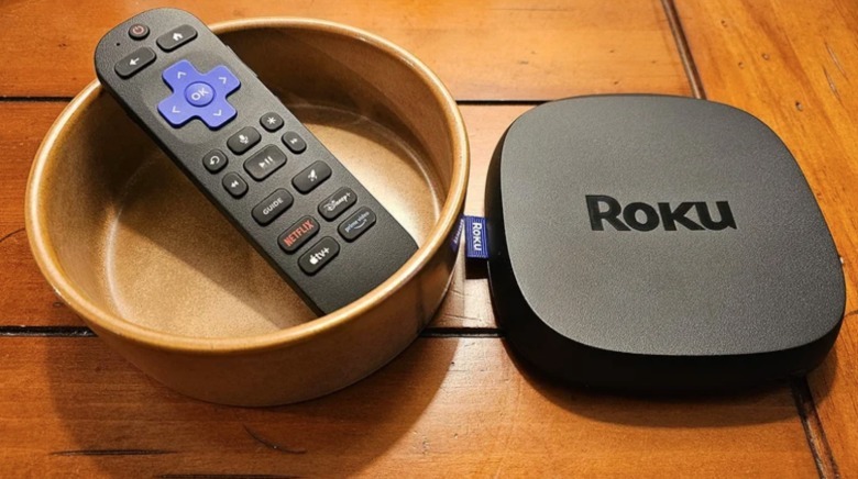 A Roku Ultra player.