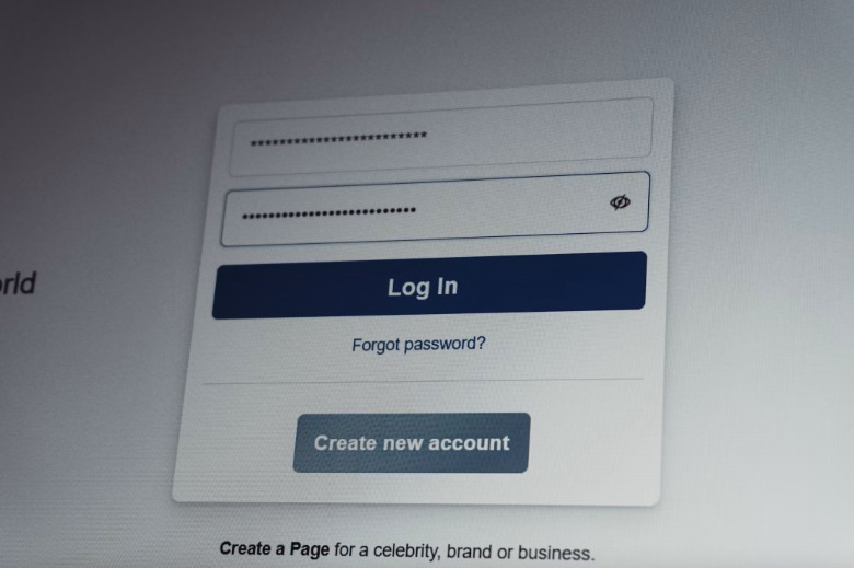 A login page.