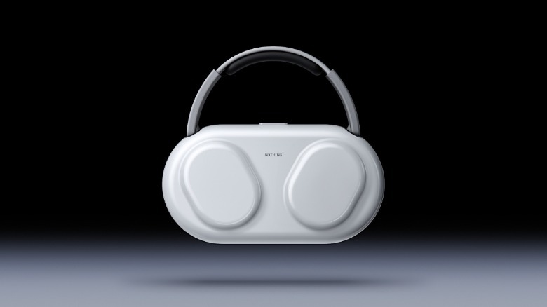 Nothing Headphone 1 Pro in white carry case.