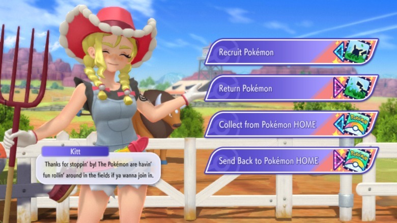 The Pokemon recruiting ranch in Pokemon Champions.