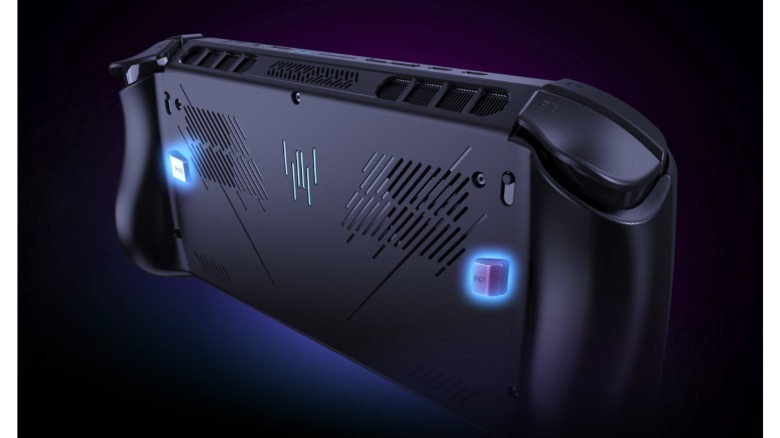 The back of the Acer Predator Atlas 8
