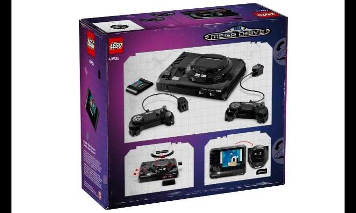 The box for the Lego Sega Genesis Console