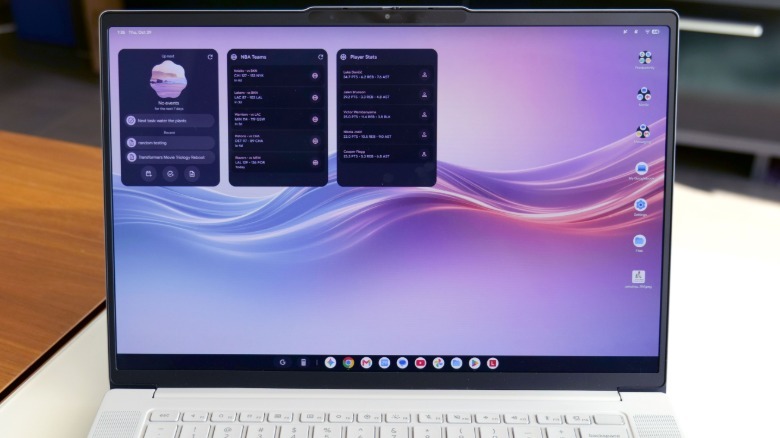 You can use AI inside the Googlebook 15 to create custom widgets