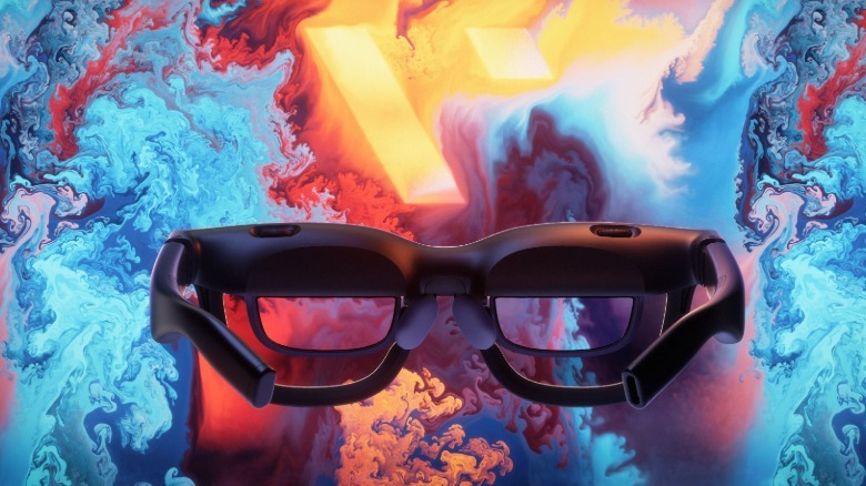 The inside of the Viture Pro 2 smartglasses