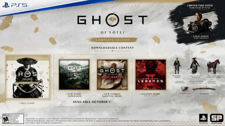 All of the stuff available with the new edition.