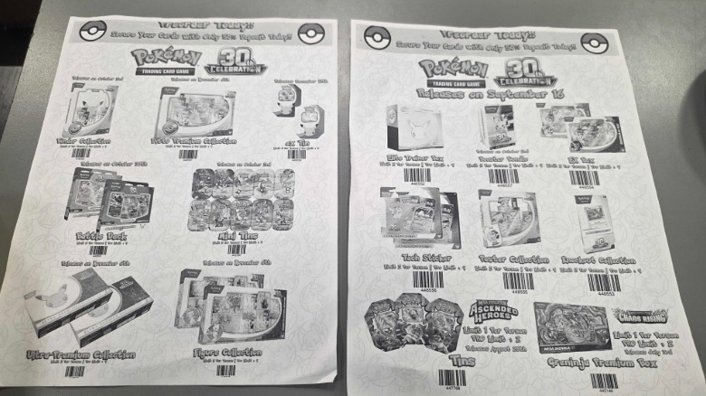 Notice how Gamestop doesn't list the prices of any of these products?
